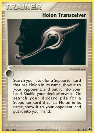 Holon Transceiver 098/113  - Reverse Holofoil Delta Species - Uncommon