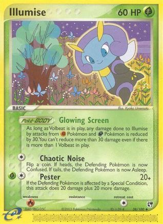 Illumise 038  - Reverse Holofoil Sandstorm - Uncommon