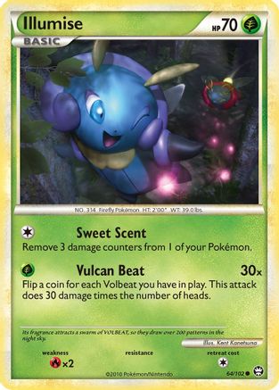 Illumise 064  - Reverse Holofoil Triumphant - Common