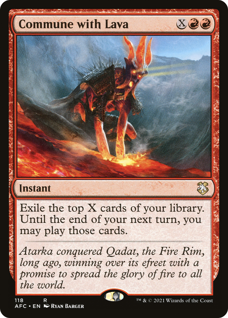 Commune with Lava [AFC - 118]