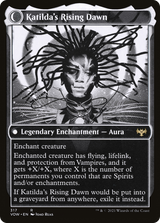 Katilda, Dawnhart Martyr (Showcase) (VOW-317) - Innistrad: Crimson Vow: (Showcase, Double Faced Transform) Foil