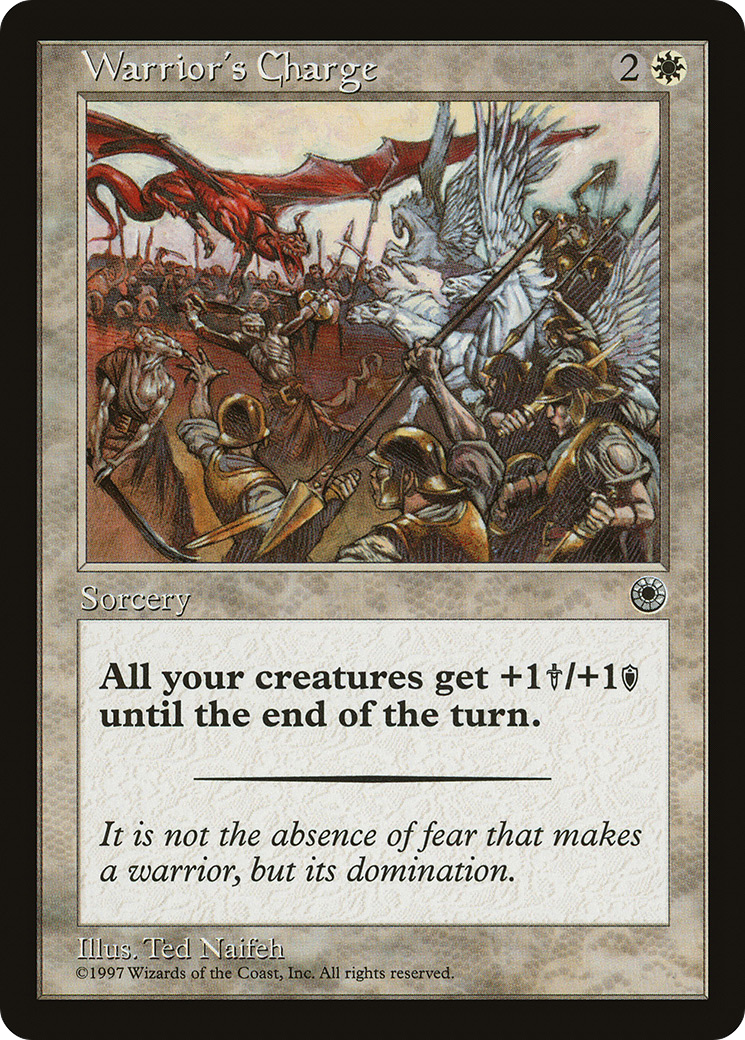 Warrior's Charge (Flavor Text) [POR - 038]