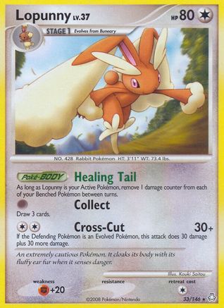 Lopunny 033  Legends Awakened - Rare