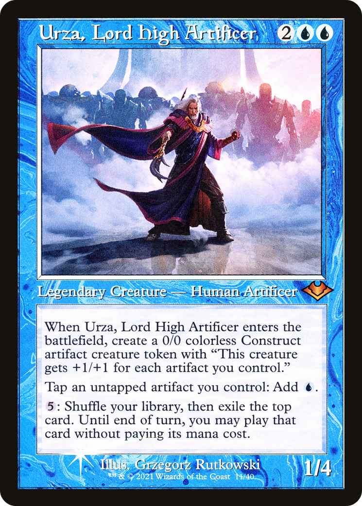 Urza, Lord High Artificer (Retro Frame) [MH1 - 11]