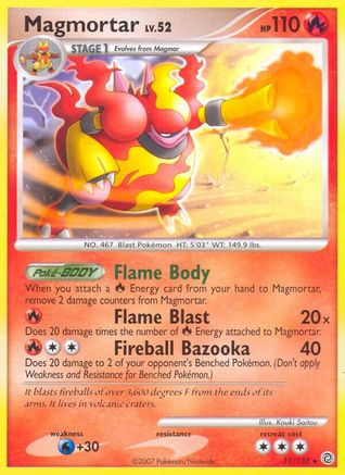 Magmortar 031  Secret Wonders - Rare