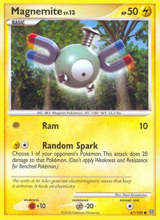 Magnemite (67) 067  - Reverse Holofoil Stormfront - Common
