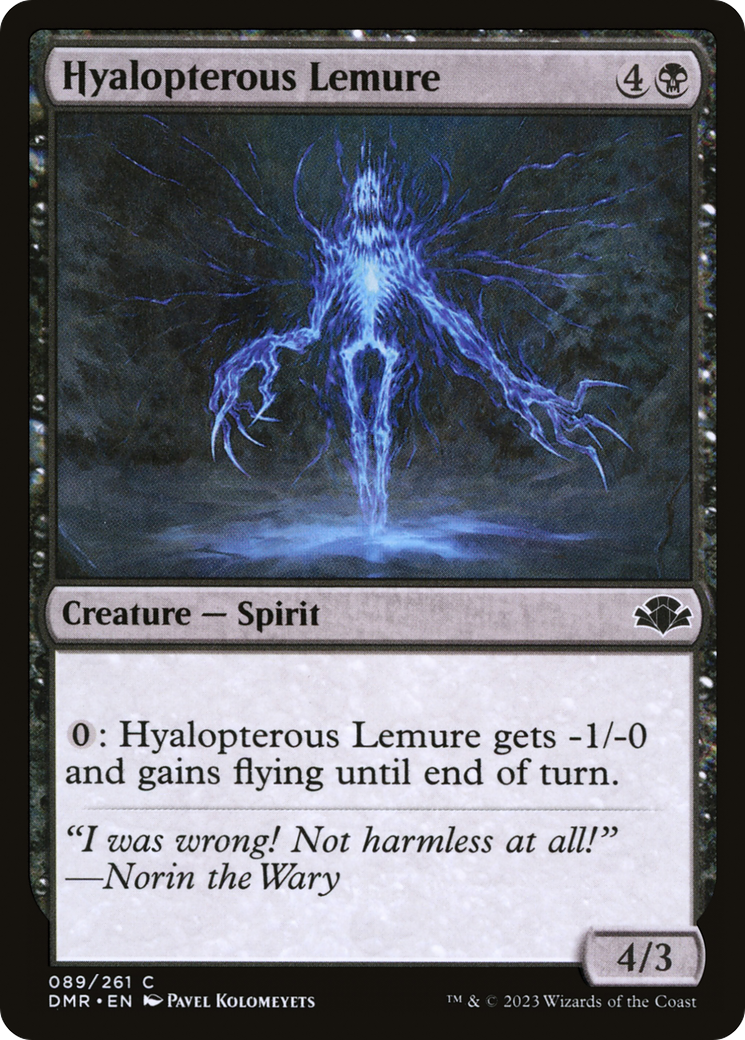 Hyalopterous Lemure [DMR - 89]