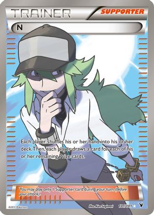 N (Supporter) (Full Art) [NVI - 101/101]