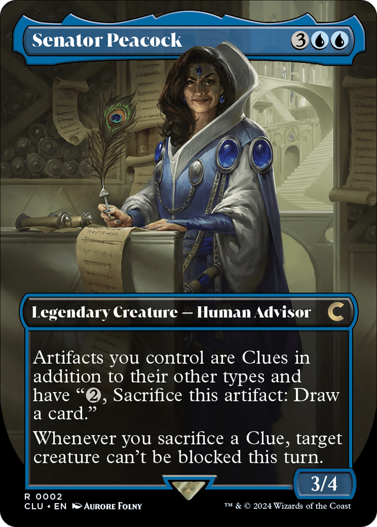 Senator Peacock (Borderless) [CLU - 2]