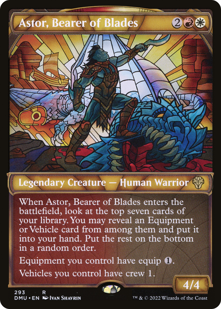 Astor, Bearer of Blades (Showcase) (DMU-293) - Dominaria United: (Showcase)