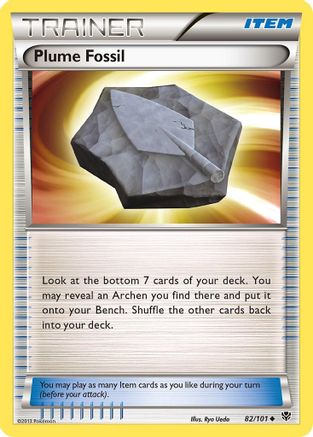 Plume Fossil/101  Plasma Blast - Uncommon