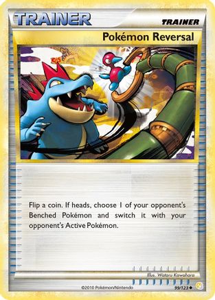 Pokemon Reversal 099  - Reverse Holofoil HeartGold SoulSilver - Uncommon