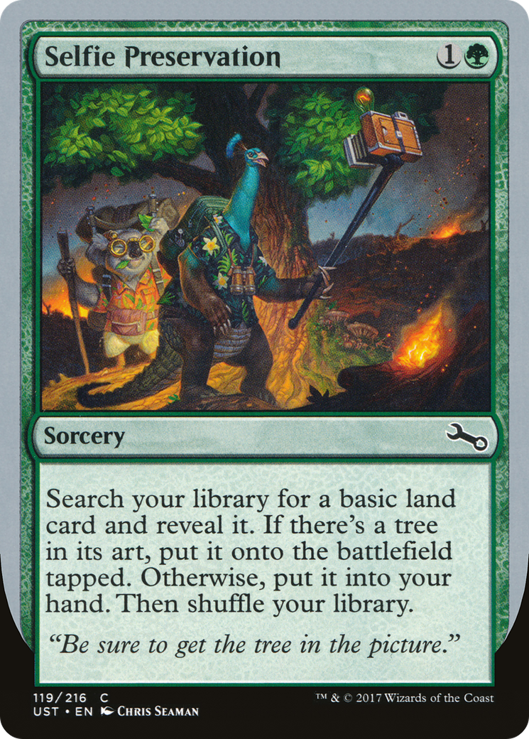 Selfie Preservation [UST - 119]
