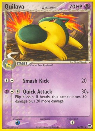 Quilava (Delta Species) [DF - 36/101]