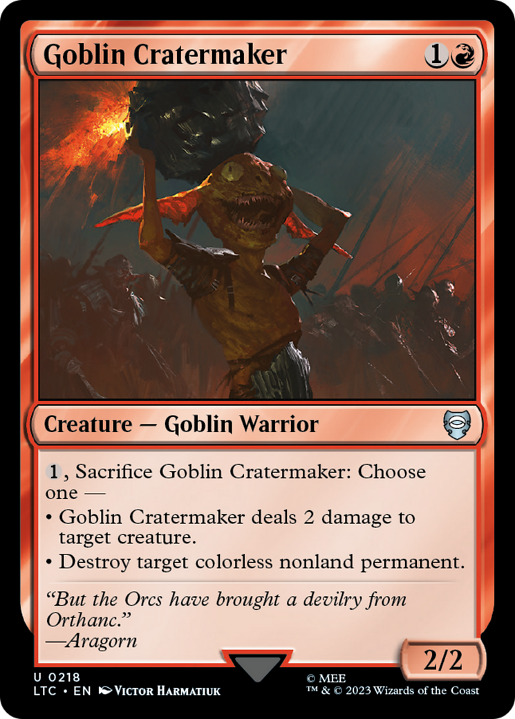 Goblin Cratermaker [LTC - 218]