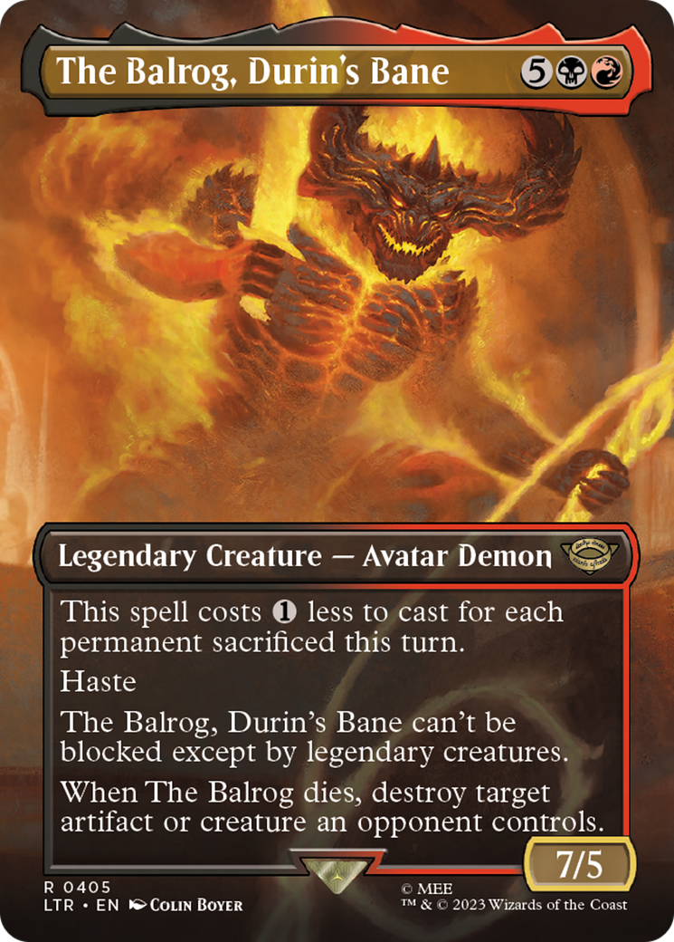 The Balrog, Durin's Bane (Borderless) [LTR - 405]