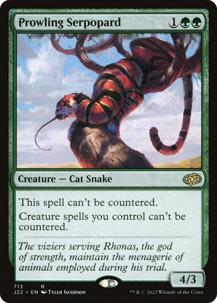 Prowling Serpopard [J22 - 713]