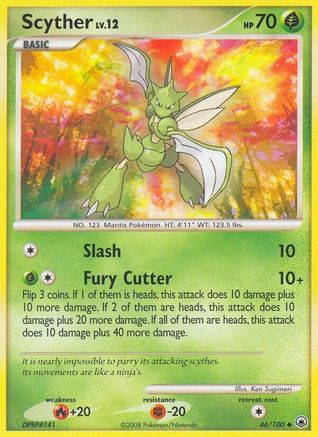 Scyther  - Reverse Holofoil Majestic Dawn - Uncommon