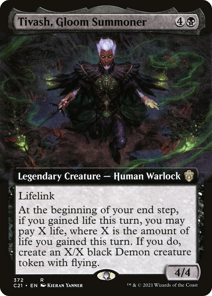 Tivash, Gloom Summoner (Extended Art) [C21 - 372]