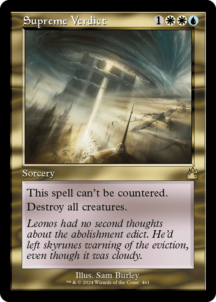 Supreme Verdict (Retro Frame) [RVR - 461]