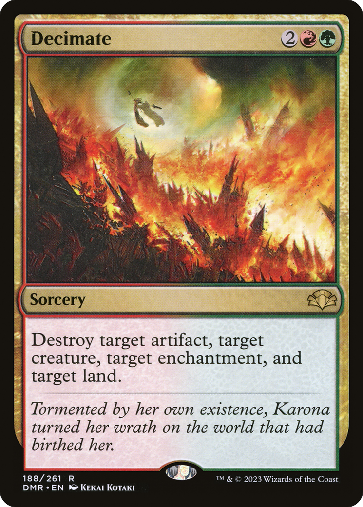 Decimate (DMR-188) - Dominaria Remastered