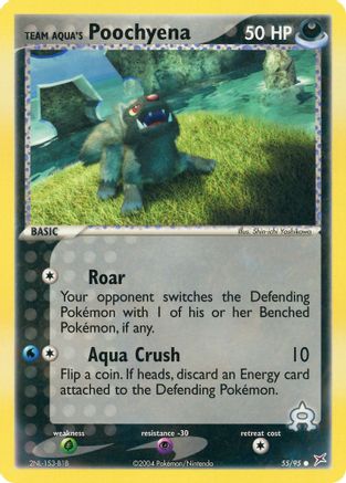 Team Aqua's Poochyena - 55/95 [MA - 55/95]