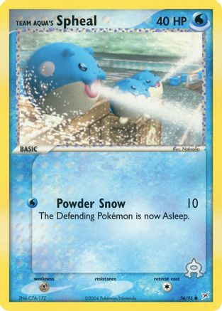 Team Aqua's Spheal - 56/95 [MA - 56/95]