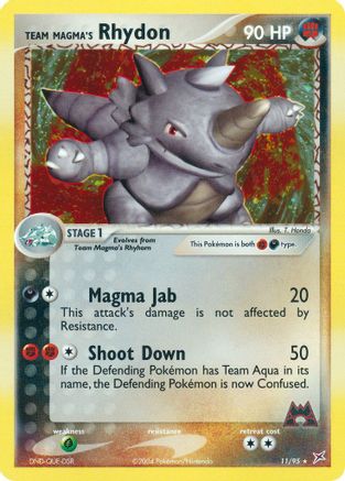 Team Magma's Rhydon - 11/95 [MA - 11/95]