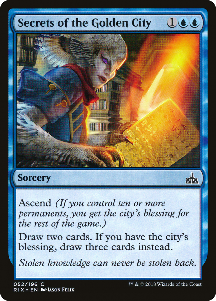Secrets of the Golden City [RIX - 52]