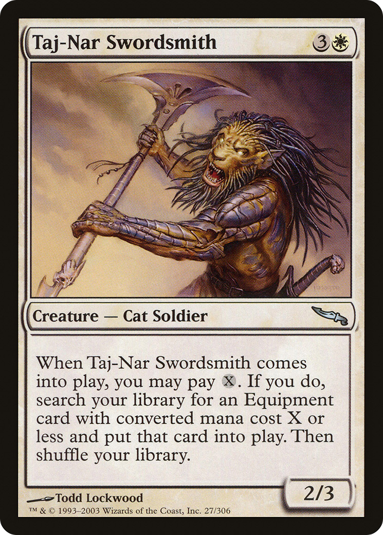 Taj-Nar Swordsmith [MRD - 27]