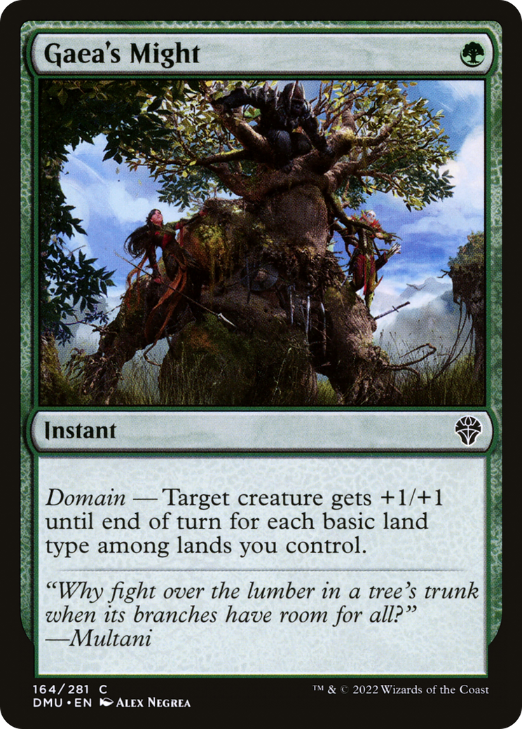 Gaea's Might [DMU - 164]