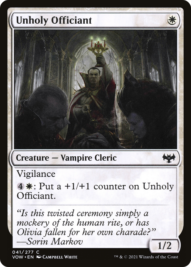 Unholy Officiant [VOW - 41]