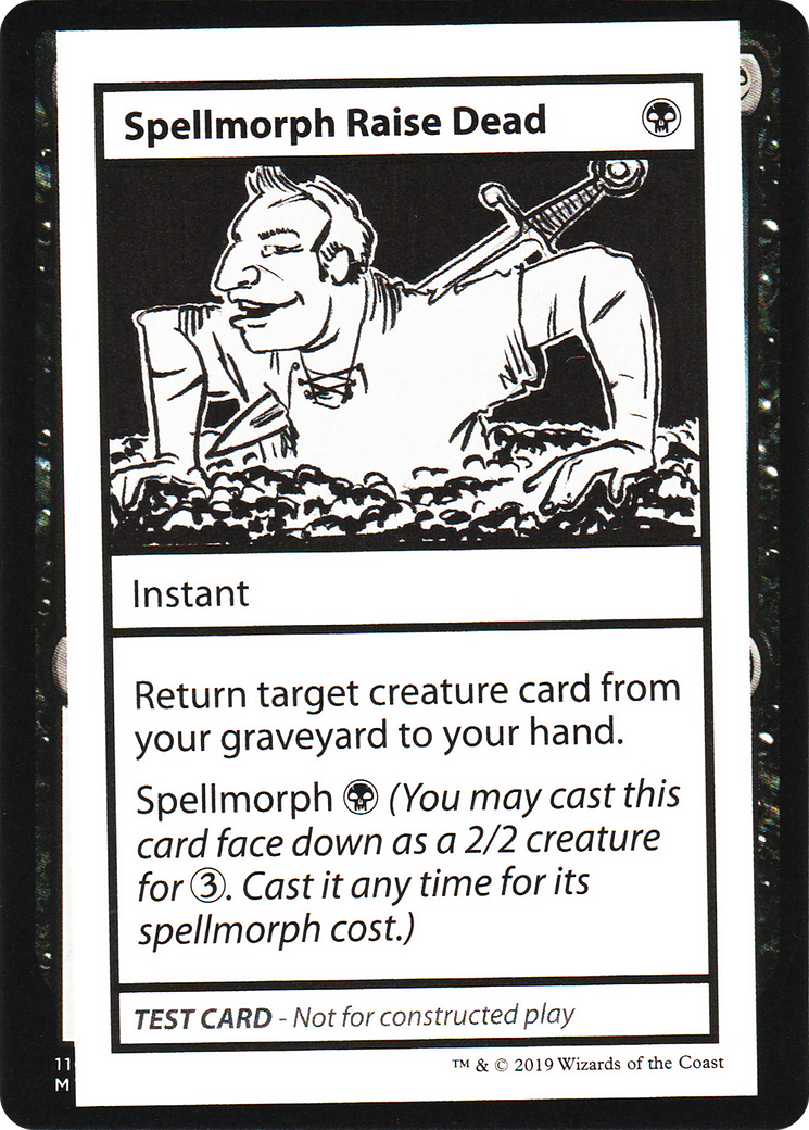 Spellmorph Raise Dead (No PW Symbol) [CMB1 - N/A]