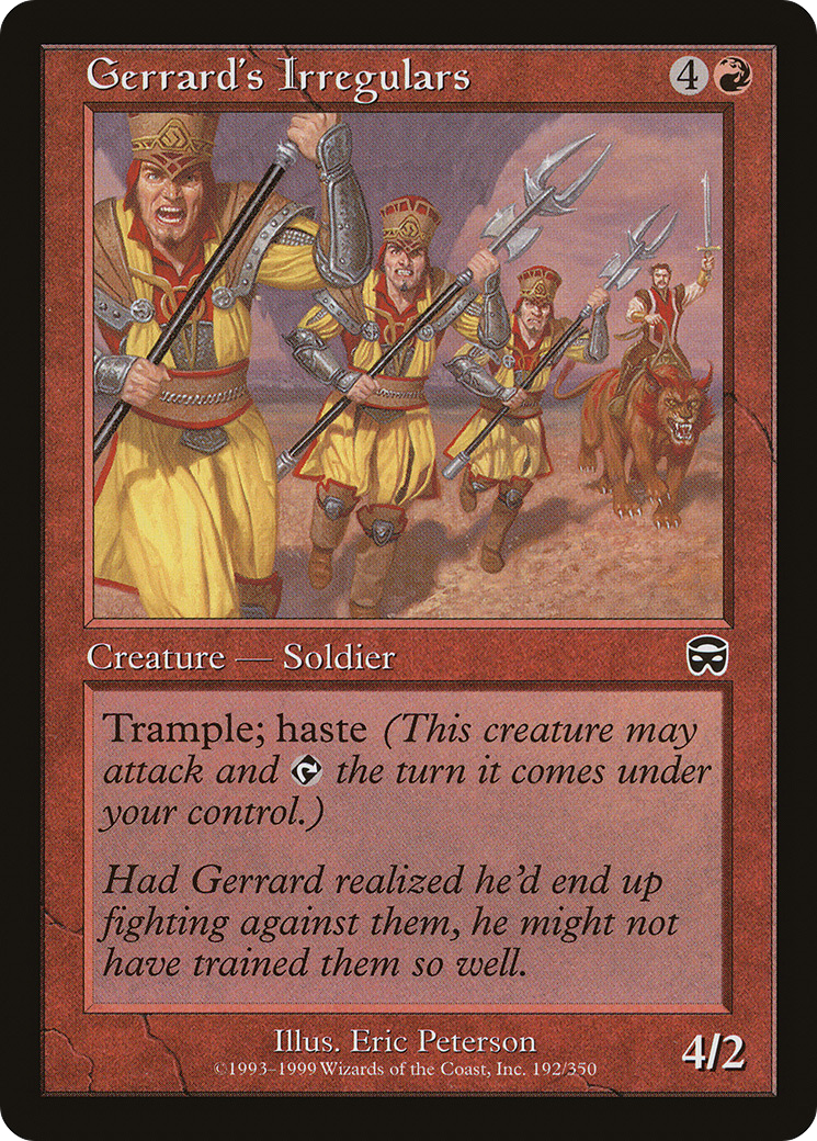 Gerrard's Irregulars [MMQ - 192]