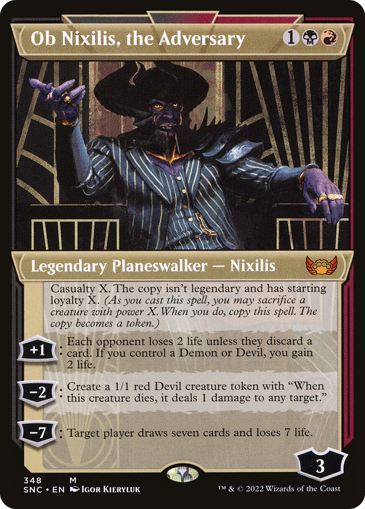 Ob Nixilis, the Adversary (Showcase) [SNC - 348]