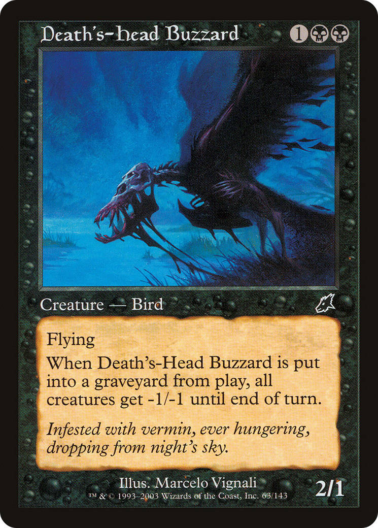 Death's-Head Buzzard [SCG - 63]