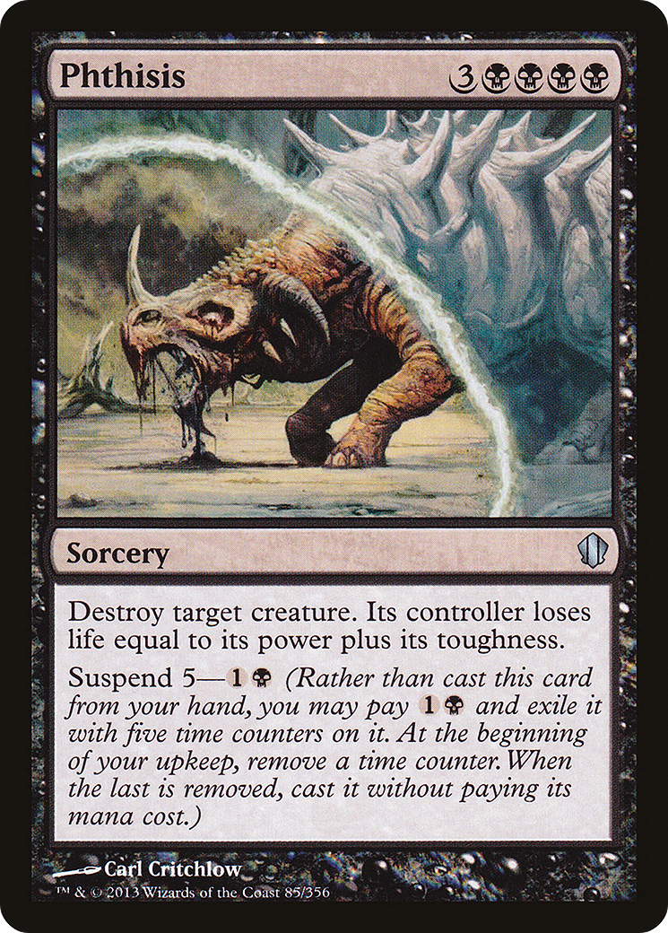 Phthisis [C13 - 85]