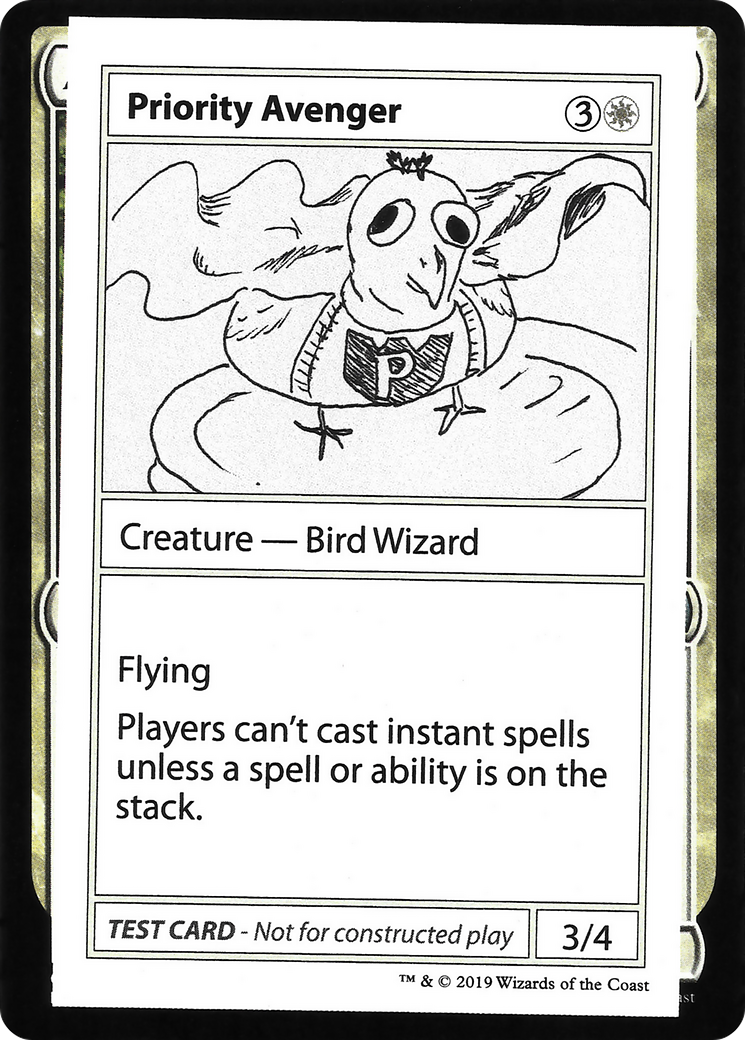 Priority Avenger (No PW Symbol) [CMB1 - N/A]