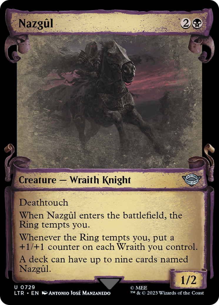 Nazgul (0729) (Showcase Scrolls) [LTR - 729]