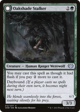 Oakshade Stalker (VOW-212) - Innistrad: Crimson Vow: (Double Faced Transform) Foil