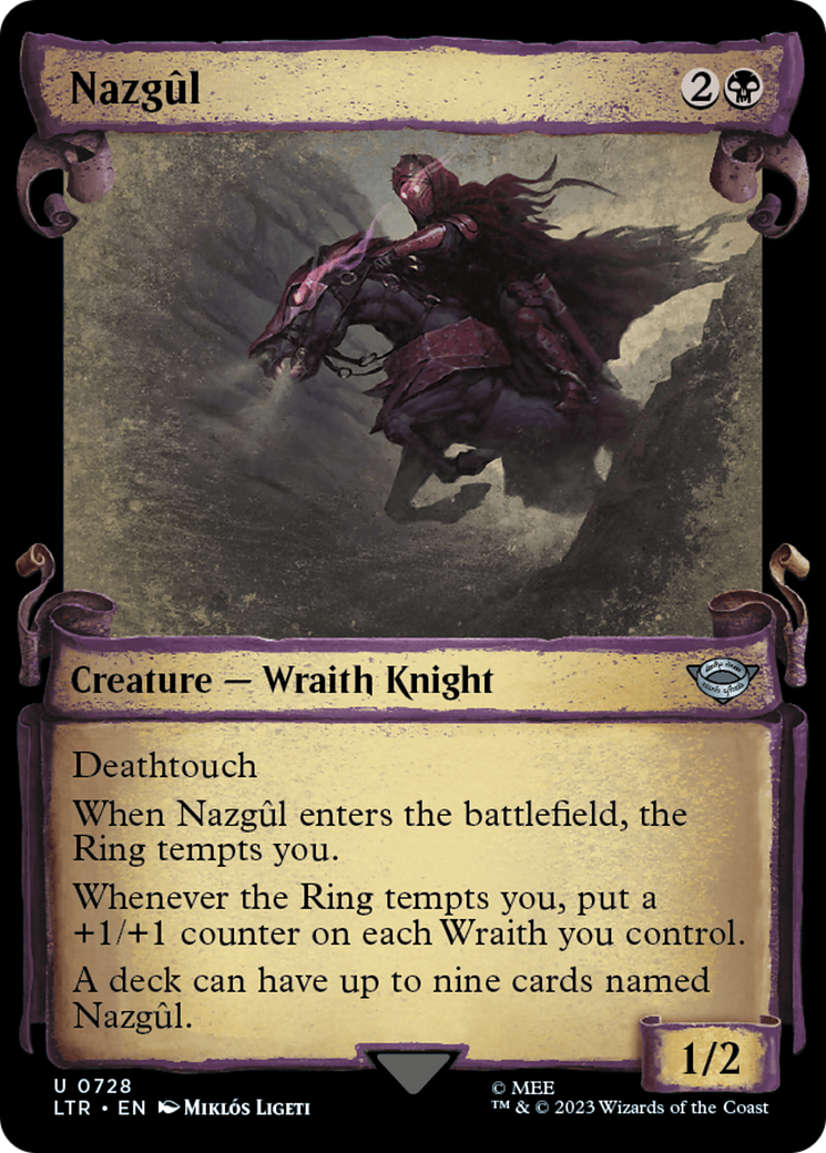 Nazgul (0728) (Showcase Scrolls) (LTR-728) - The Lord of the Rings: Tales of Middle-earth: (Showcase)