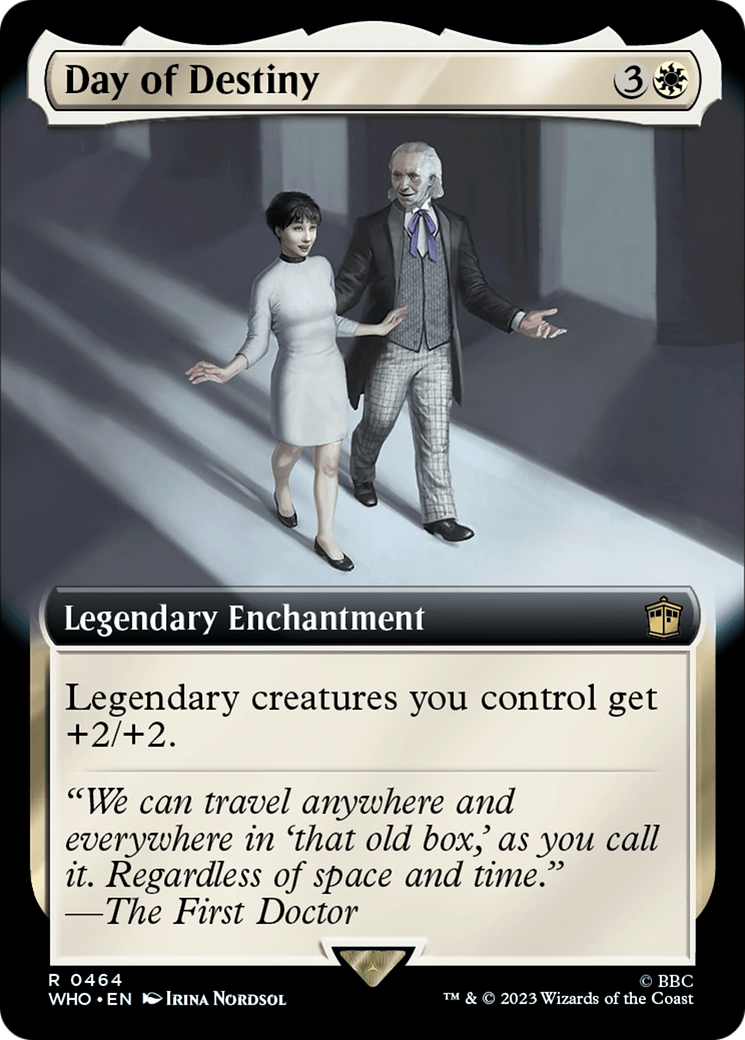 Day of Destiny (Extended Art) (WHO-464) - Doctor Who: (Extended Art) Foil