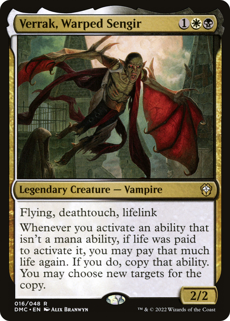 Verrak, Warped Sengir [DMC - 16]