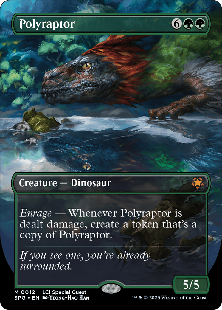 Polyraptor (Borderless) (SPG-012) - Special Guests Foil