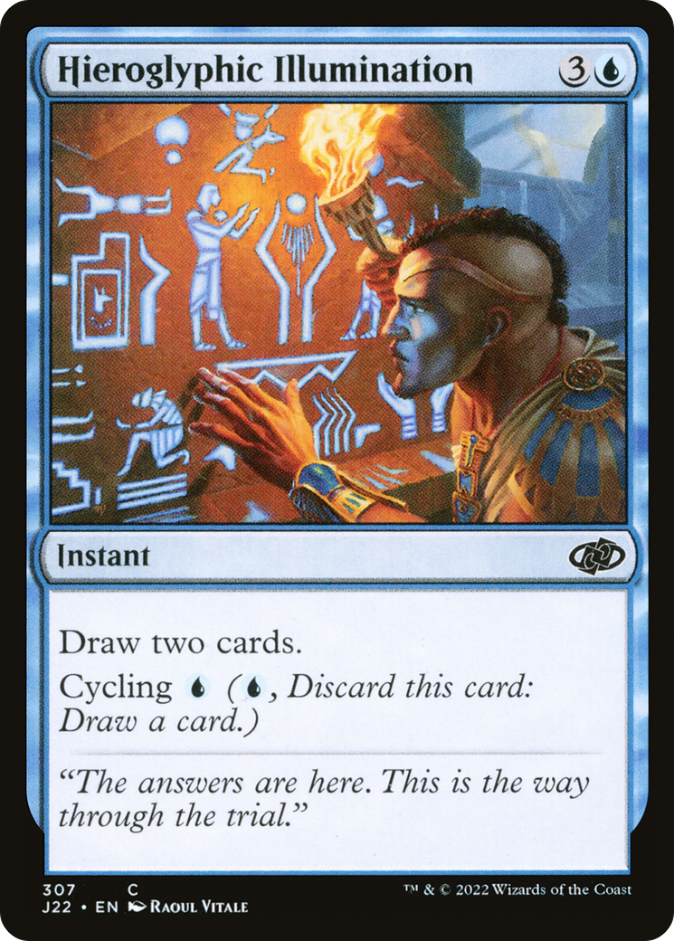Hieroglyphic Illumination [J22 - 307]