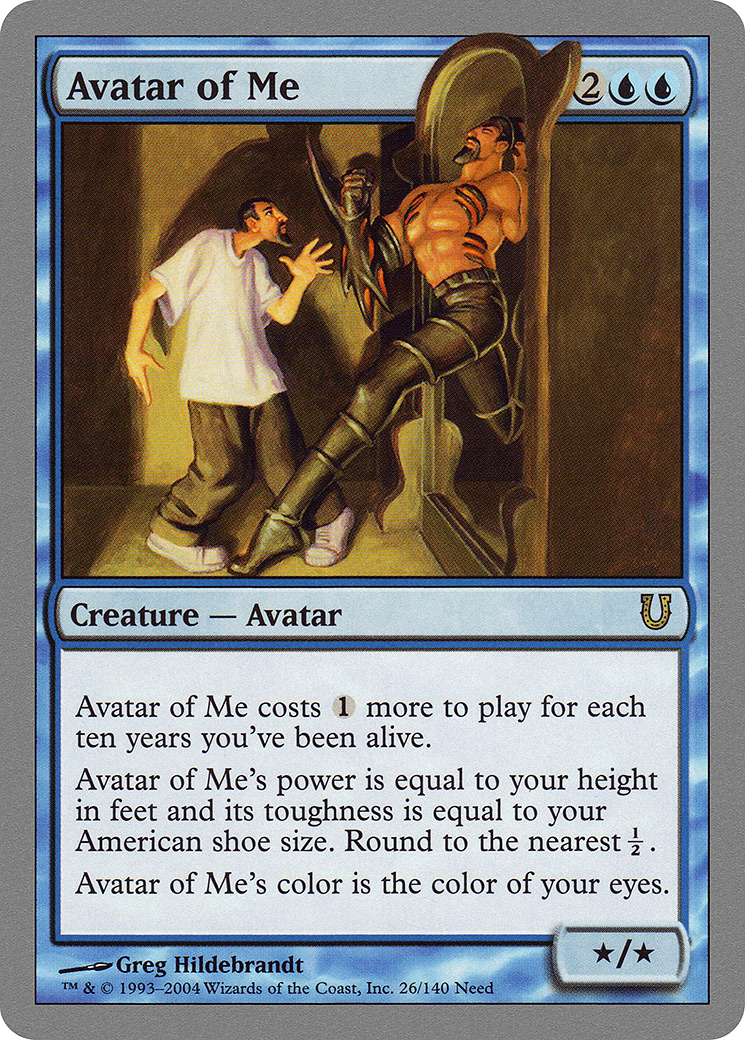 Avatar of Me [UNH - 26]