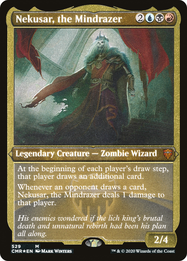 Nekusar, the Mindrazer (Foil Etched) [CMR - 529]