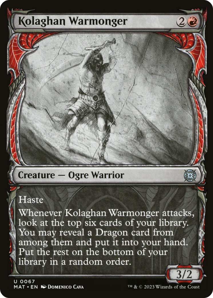 Kolaghan Warmonger (Showcase) [MAT - 67]
