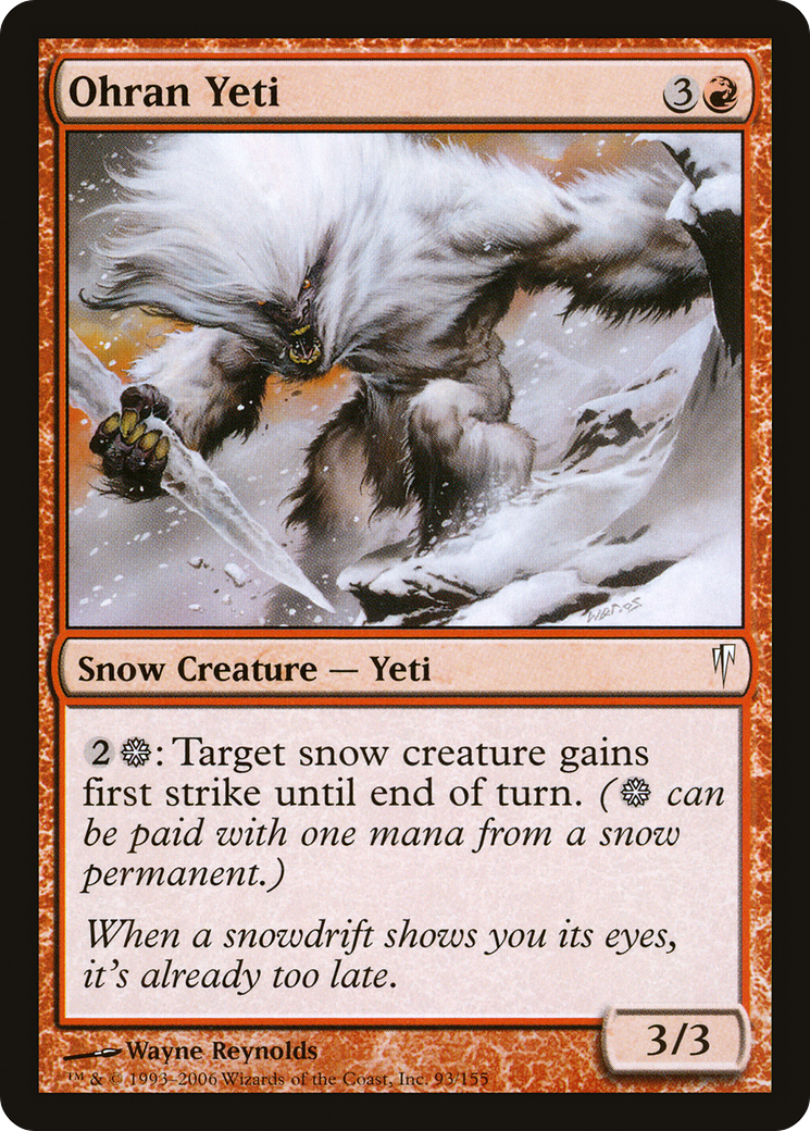 Ohran Yeti [CSP - 93]