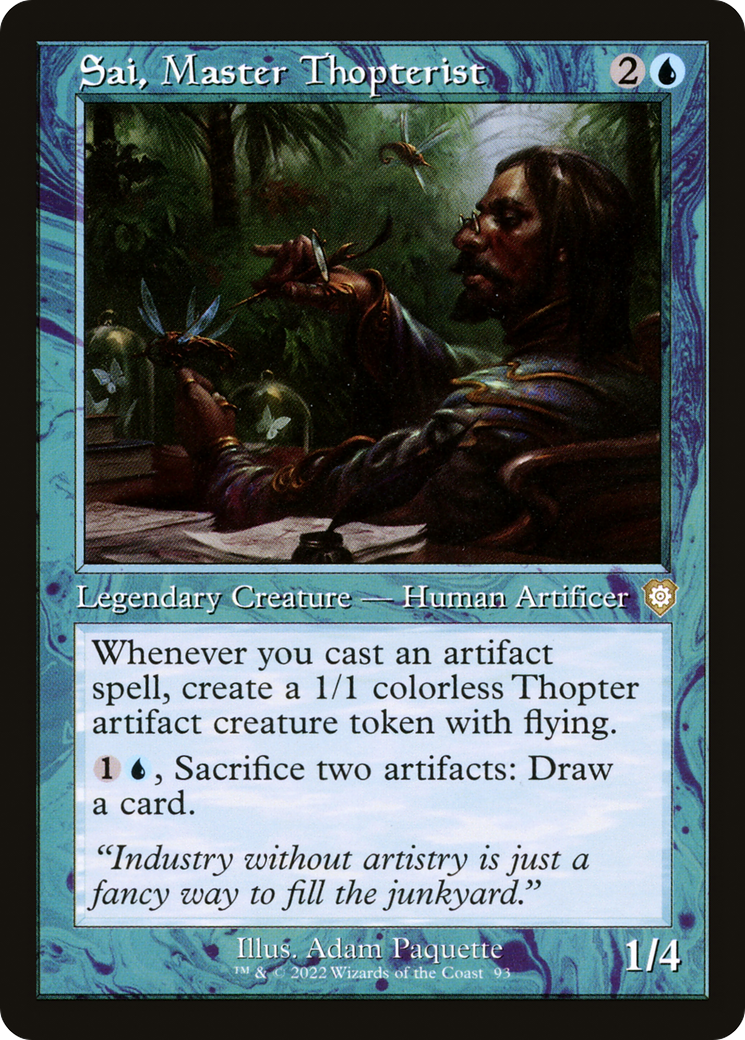 Sai, Master Thopterist (Retro Frame) [BRC - 93]